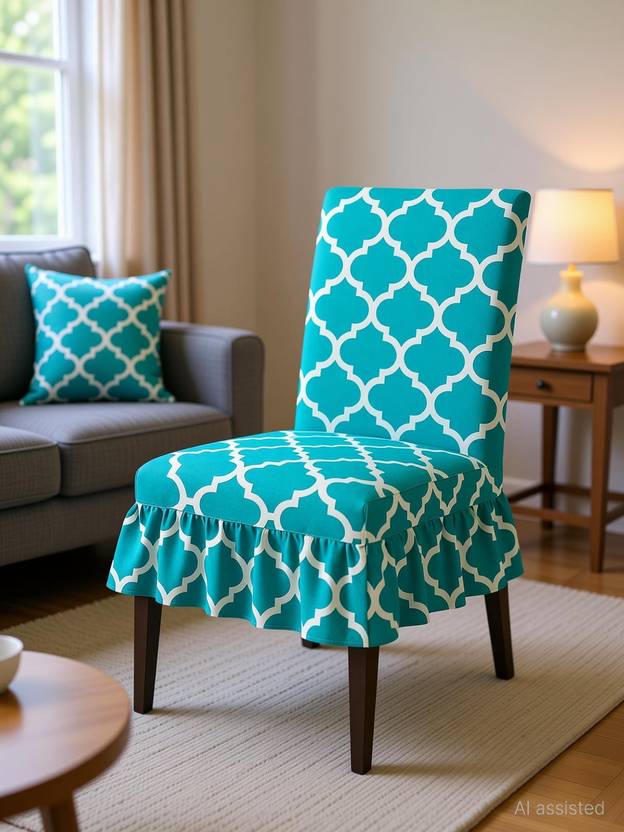 DFH Polycotton 1 Seater Chair Abstract Cover