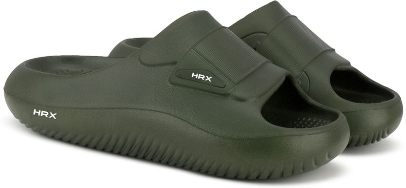 HRX by Hrithik Roshan Men Slippers Olive 10 - Image 4