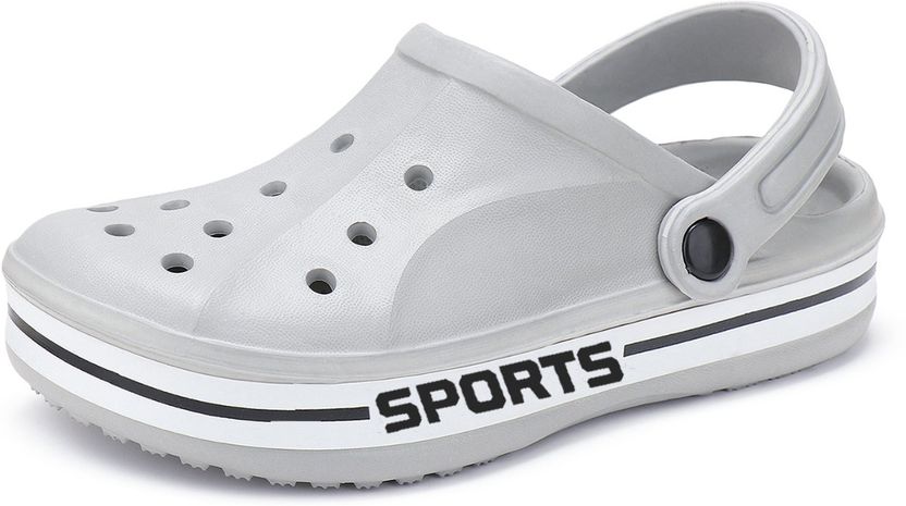 BERSACHE Men Clogs Sandal Grey 9 - Image 6