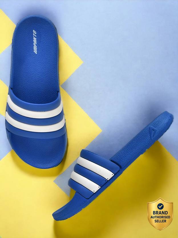 Impakto by Ajanta Women Casual Slider, Cushioned Comfort Slip-On Slipper, Flip Flop for Outdoor Slides