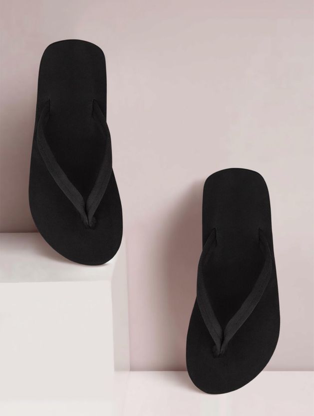 STYLE HEIGHT Men Slippers Black 9 UK - Image 1