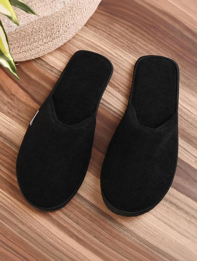 Mifuzi Women Women Home Slippers In House Bedroom Room Indoor Warm Soft Cloth Winter Chappal Slippers
