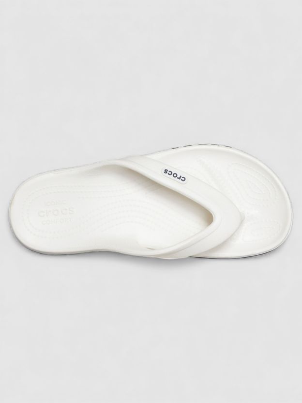 CROCS Bayaband Flip Unisex Flip Flops White Blue 12 - Image 5