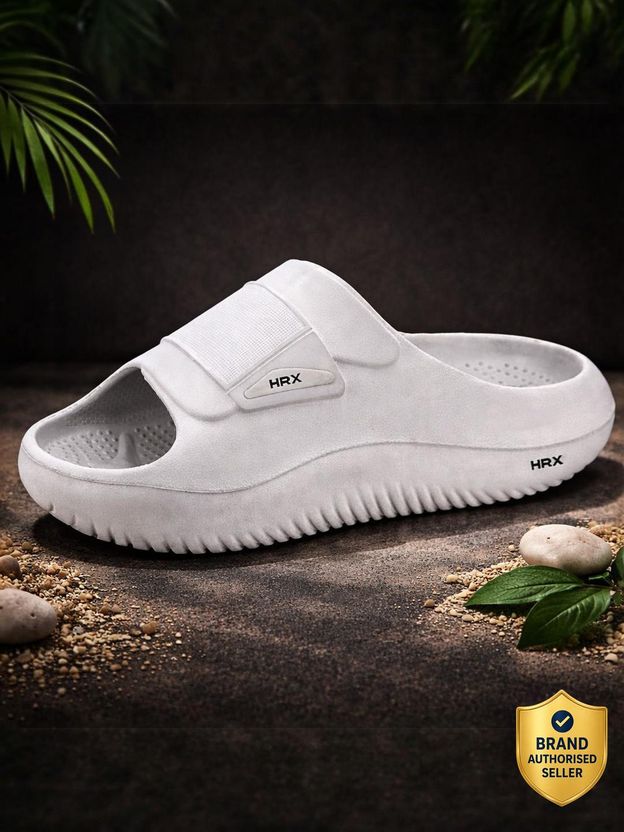HRX Men Slippers Grey 8 - Image 1