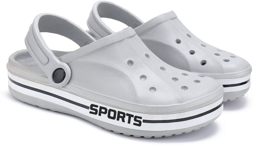BERSACHE Men Clogs Sandal Grey 9 - Image 2