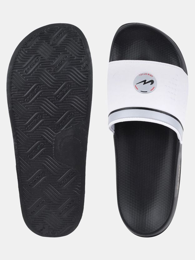 CAMPUS Men Slides White Size 9 - Image 5