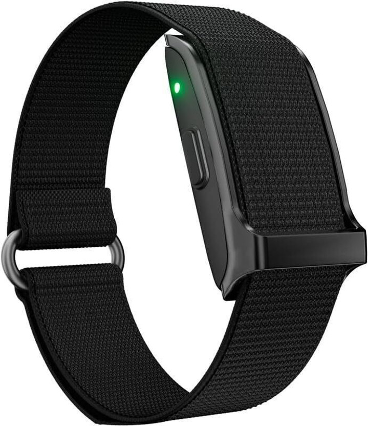 StyleOxx Q2 Fitness Tracker, Heart Rate Tracking, Sleep & Stress Tracking with Free App Black Strap, Size : 25Cm