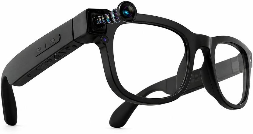 GUPTAVISION Wifi AI Smart Glasses 8MP Camera - Image 1