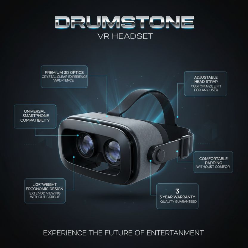 Raptas 3D VR Headset for Mobile - Image 4