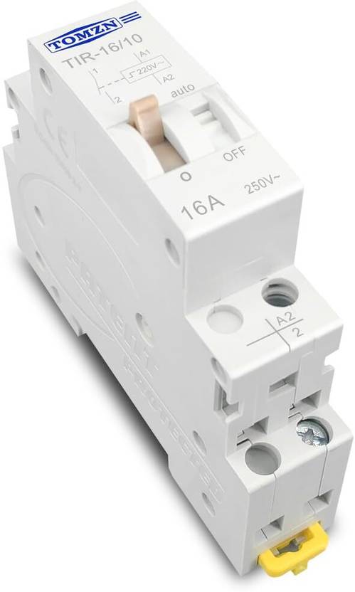 amiciSmart 16A Impulse Relay, 2 Pole 230VAC Relay for Line Control ...