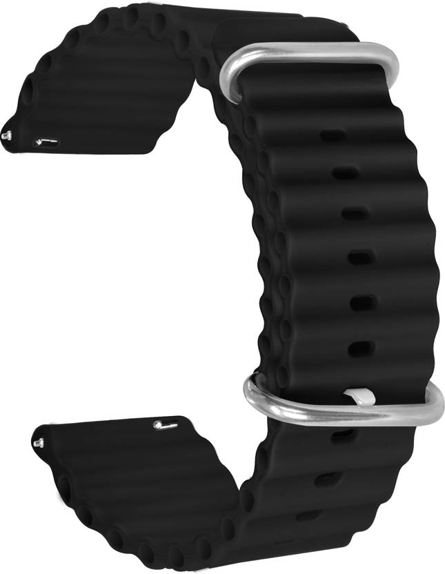 TIMEWEAR Strap with Quick Release Pin Sidebar, Compatible Watches with Lug width 22 mm Silicone Watch Strap