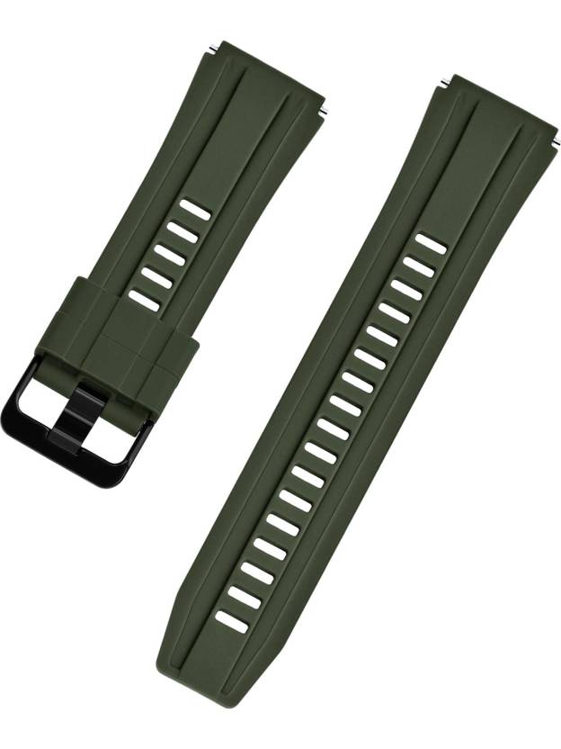 TIMEWEAR Strap with Quick Release Pin Sidebar, Compatible Watches with Lug width 22 mm Silicone Watch Strap