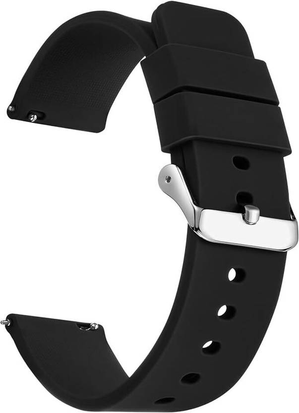 LiveStore Classic Silicone Watch Belt For Watches(CHECK MODEL LIST) Smart Watch Belt Strap 22 mm Silicone Watch Strap