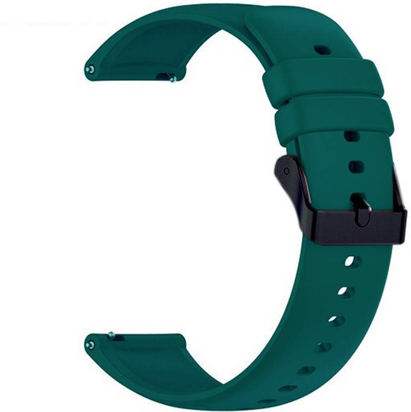 Melfo Black Clip Rubber Strap Compatible with Fossil Gen 5 Julianna Hr