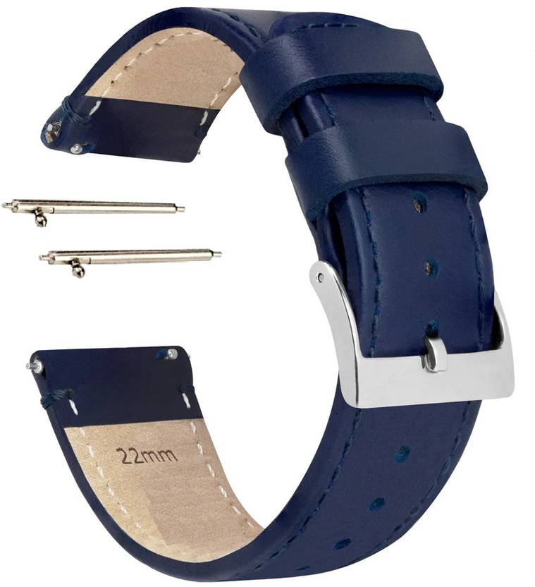 PUNAK 22 mm 22MM Genuine Leather Smart Watch Straps for Icon 2 / Evolve 3 / Phoenix / Vortex / Talk / Supernova Smart Watch Strap