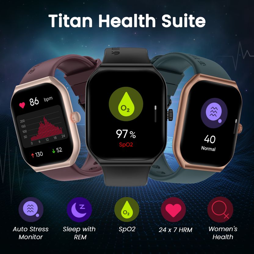 Titan Smart 3-1.96''|Super AMOLED|AOD|Premium Design|BT Calling|N...more - Image 6