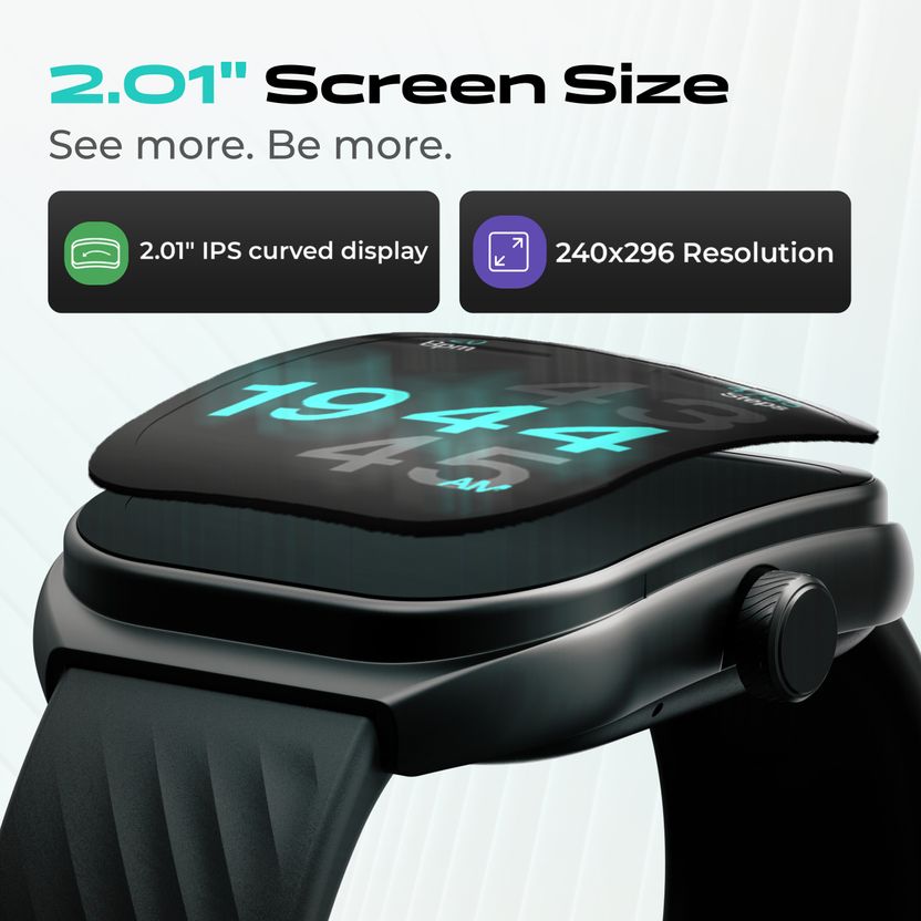 GOBOULT Trail 2.01" 3D Curved HD Display Smartwatch - Image 3