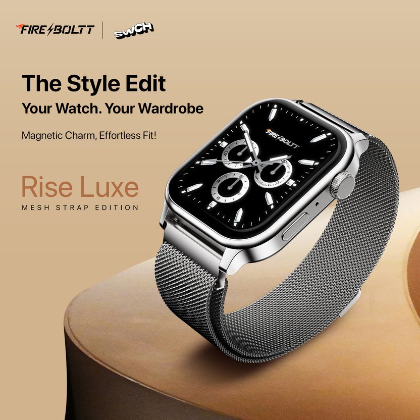 Fire-Boltt Rise Luxe 2026 47mm Metal Smartwatch - Image 2