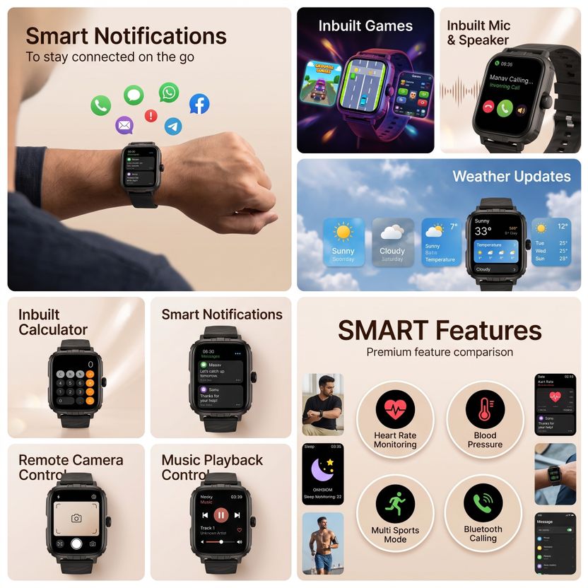Ubon Active SW191 Smart Watch - Image 3