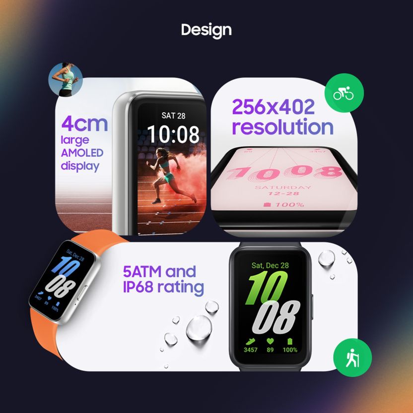 Samsung Galaxy Fit3 Smartwatch - Image 3