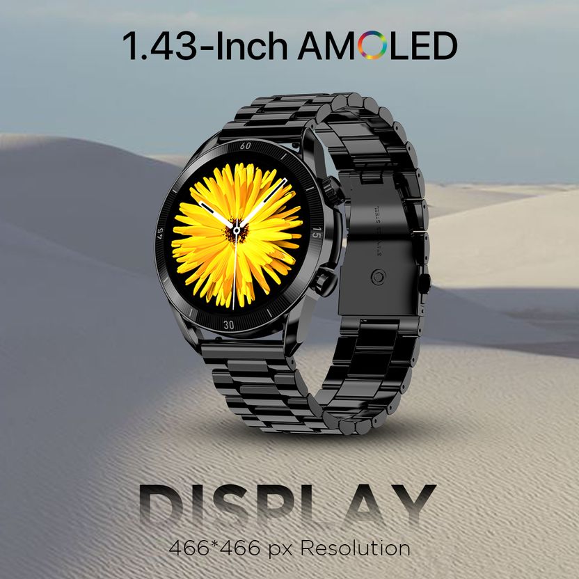 Fire-Boltt Legacy 36.3mm AMOLED Bluetooth Calling Smartwatch - Image 5