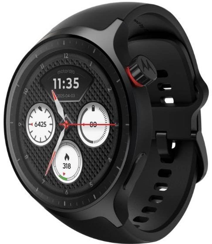 MOTOROLA moto watch Smartwatch (Pantone Volcanic Ash Band Strap