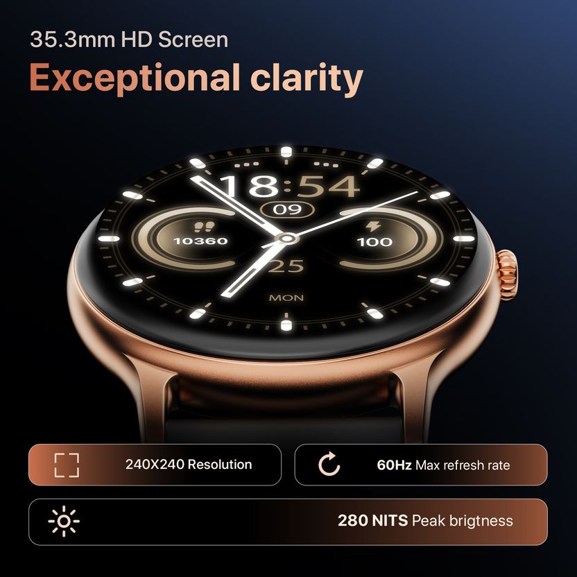 Fire-Boltt Ninja Talk 35.3mm Bluetooth Smartwatch - Image 3