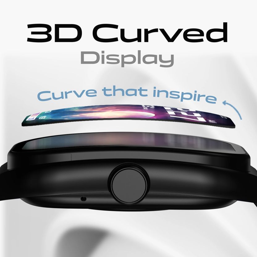 GOBOULT Trail 2.01" 3D Curved HD Display Smartwatch - Image 5