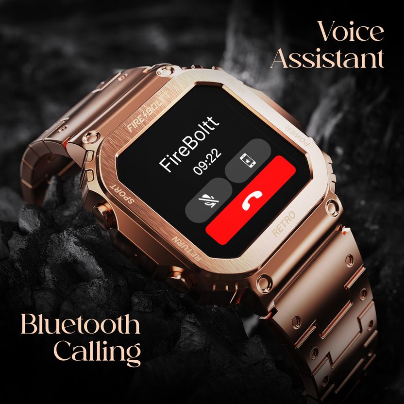 Fire-Boltt Retro 1.54" Display Bluetooth Calling Smartwatch - Image 6