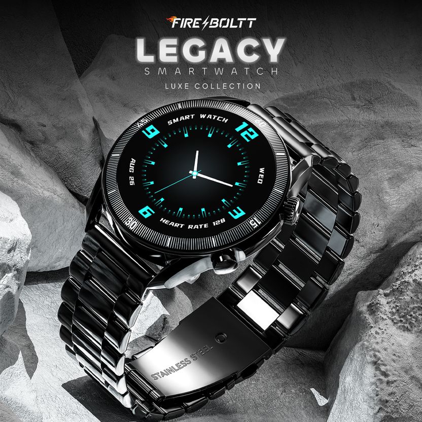 Fire-Boltt Legacy 1.43" AMOLED Smartwatch with Bluetooth Calling - Image 2