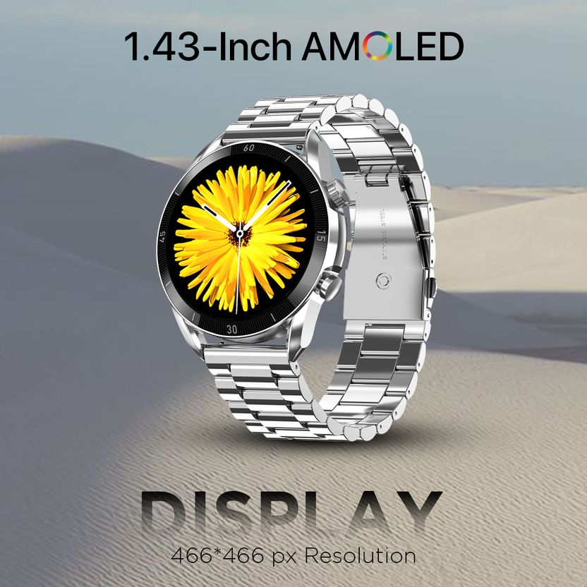 Fire-Boltt Legacy 1.43" AMOLED Smartwatch with Bluetooth Calling - Image 3