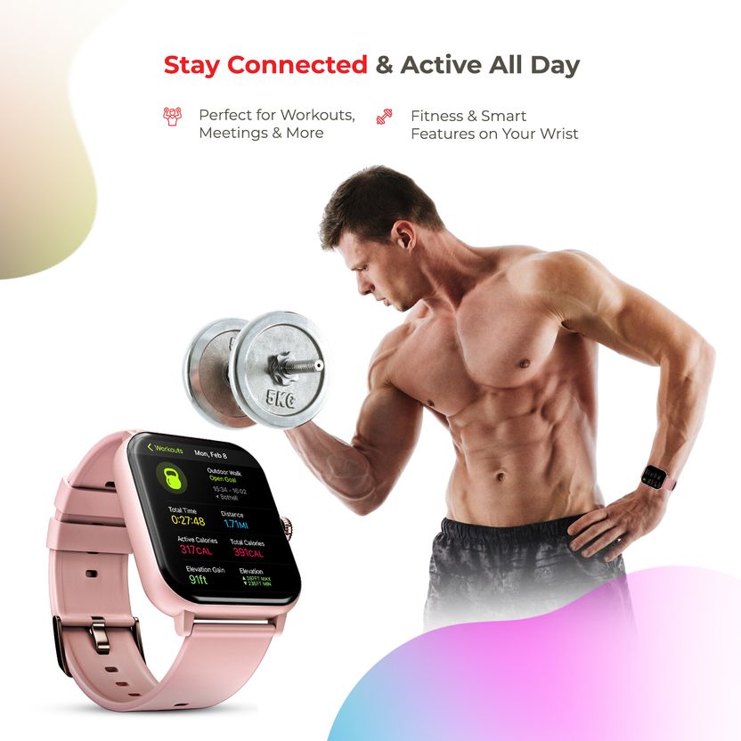 Nervfit Vibe 1.85" TrueColor+ Super HD Smartwatch - Image 5