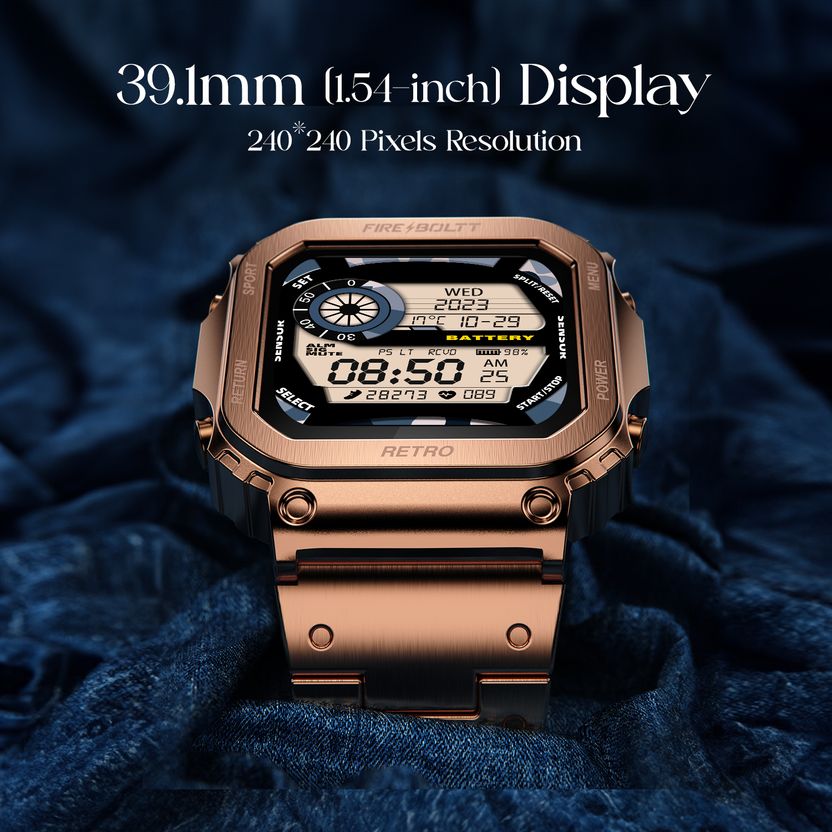 Fire-Boltt Retro 1.54" Display Bluetooth Calling Smartwatch - Image 5
