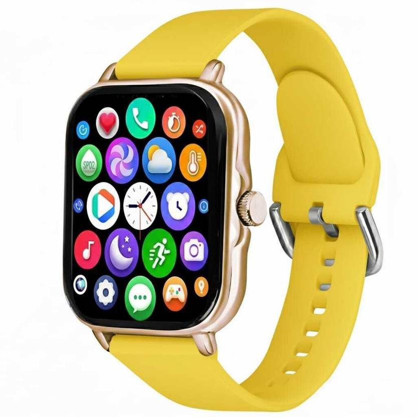 ATSK HUB H6 Smartwatch for Men & Women – Slim Design, Fitness Tracking, Call Support Smartwatch