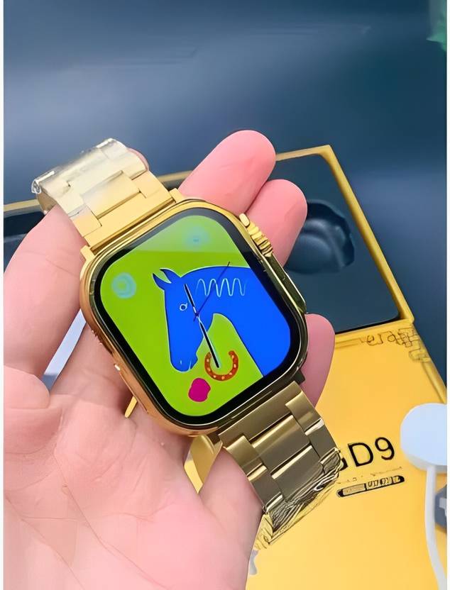 ATSK HUB C9 Ultra Dark Golden BT Microphone Calling with 25+ New Features NO Color Fade* Smartwatch