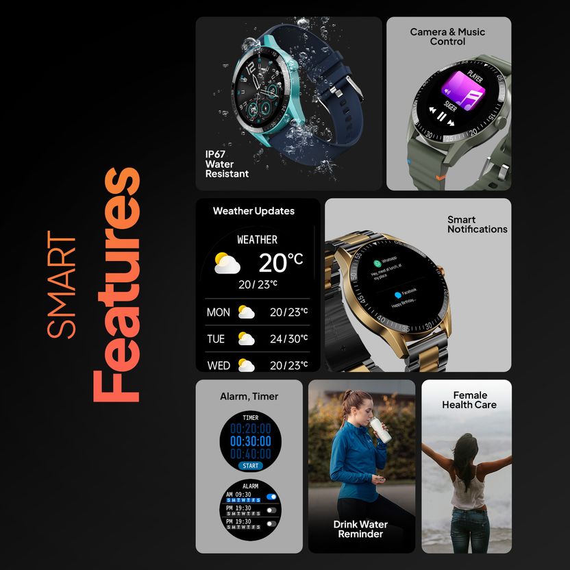 Fire-Boltt Talk 35.3mm Bluetooth Calling Smartwatch - Image 10
