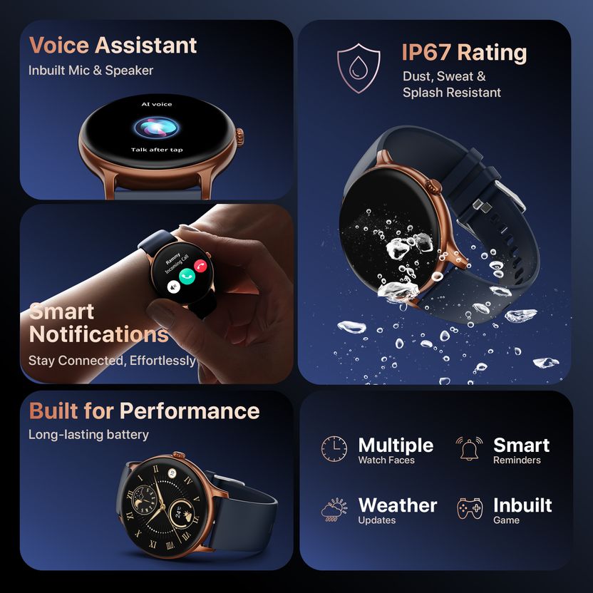 Fire-Boltt Ninja Talk 35.3mm Bluetooth Smartwatch - Image 10