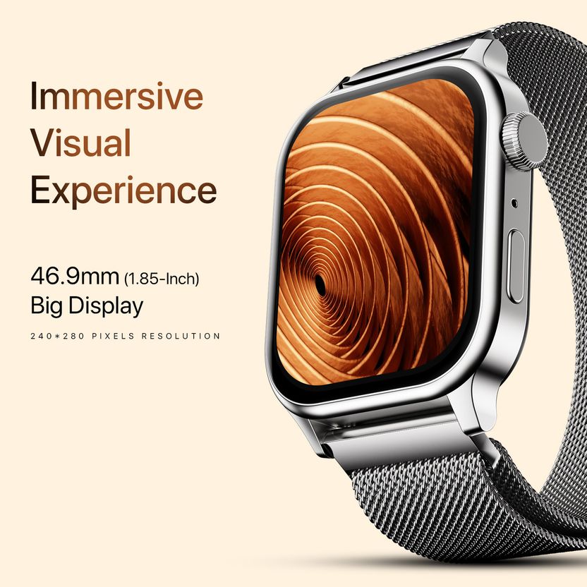 Fire-Boltt Rise Luxe 2026 47mm Metal Smartwatch - Image 5