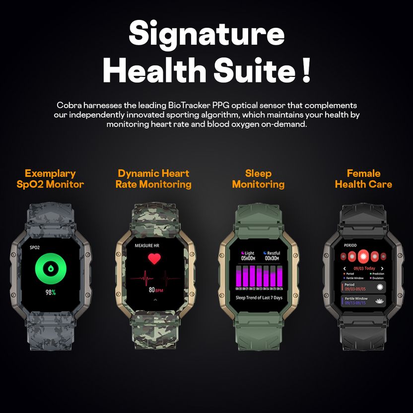 Fire-Boltt Cobra 45.2mm AMOLED Smartwatch - Image 6