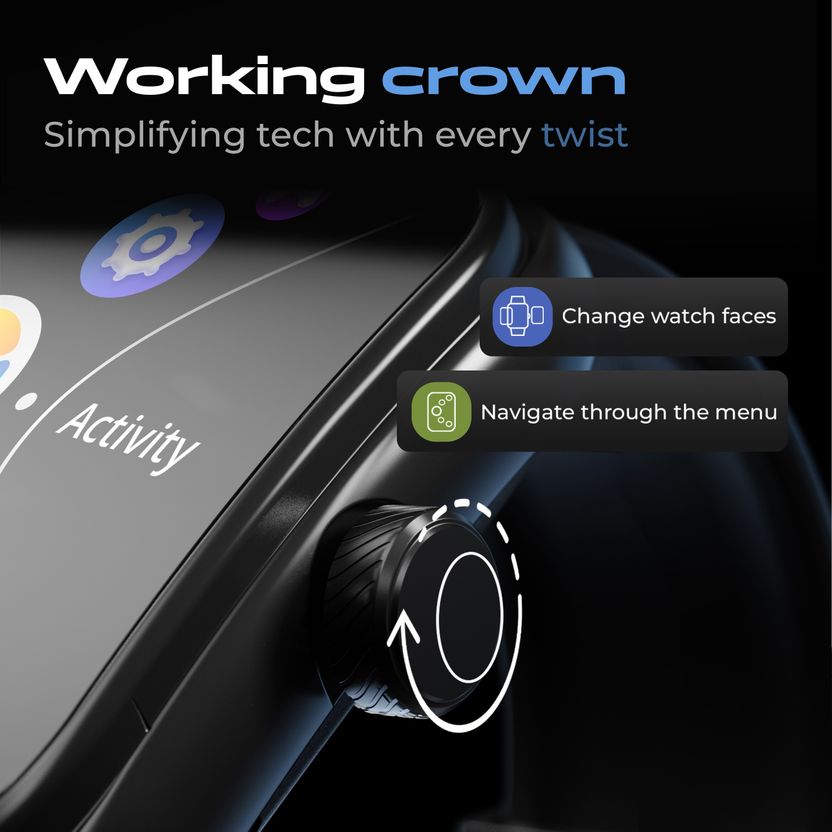 GOBOULT Trail 2.01" 3D Curved HD Display Smartwatch - Image 4