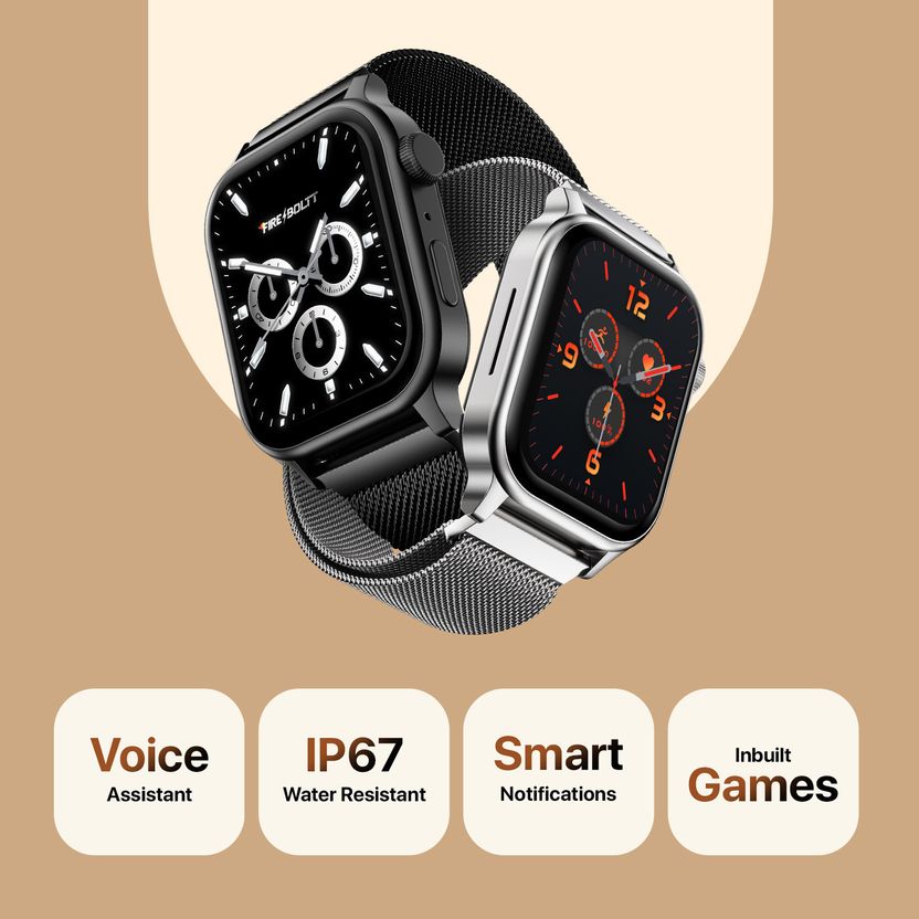 Fire-Boltt Rise Luxe 2026 47mm Metal Smartwatch - Image 9