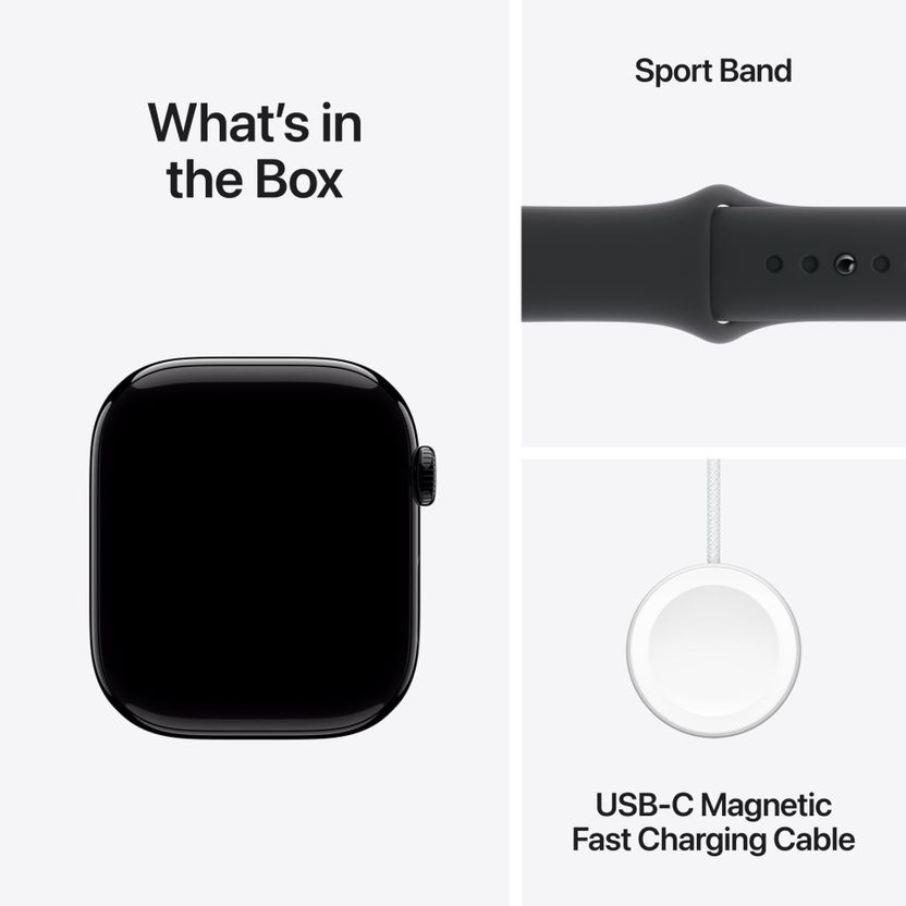 Apple Watch Series 10 GPS + Cellular 46mm Jet Black - Image 9