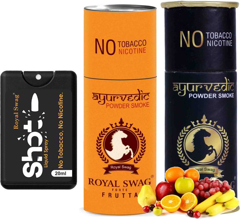 ROYAL SWAG Herbal Cigarette Smoke Sticks Tobacco Free Frutta, Regular