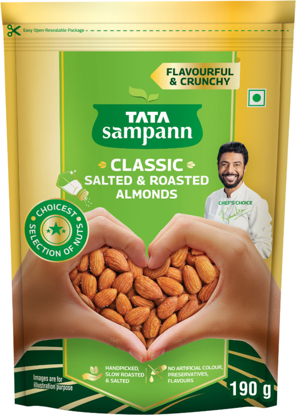 Tata Sampann Almonds (Salted/Roasted)