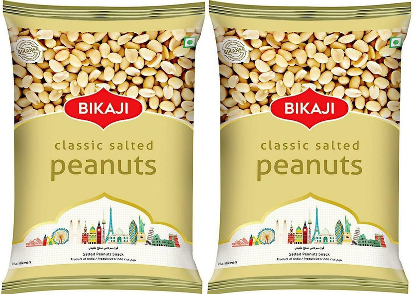 Bikaji Classic Salted Peanuts Combo Roasted & Salted Pe...