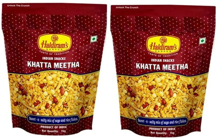 Haldiram's Nagpur Khatta Meetha 1kg (Pack Of 2) Khatta Meetha