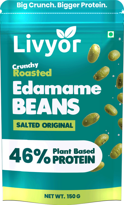 LIVYOR Roasted Edamame Beans