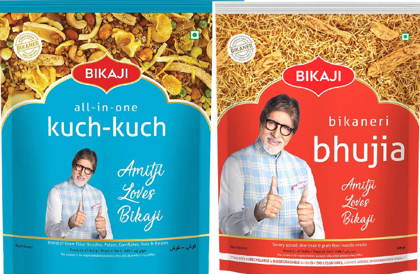 Bikaji Kuch Kuch & Bikaneri Bhujia Combo Aloo Bhujia