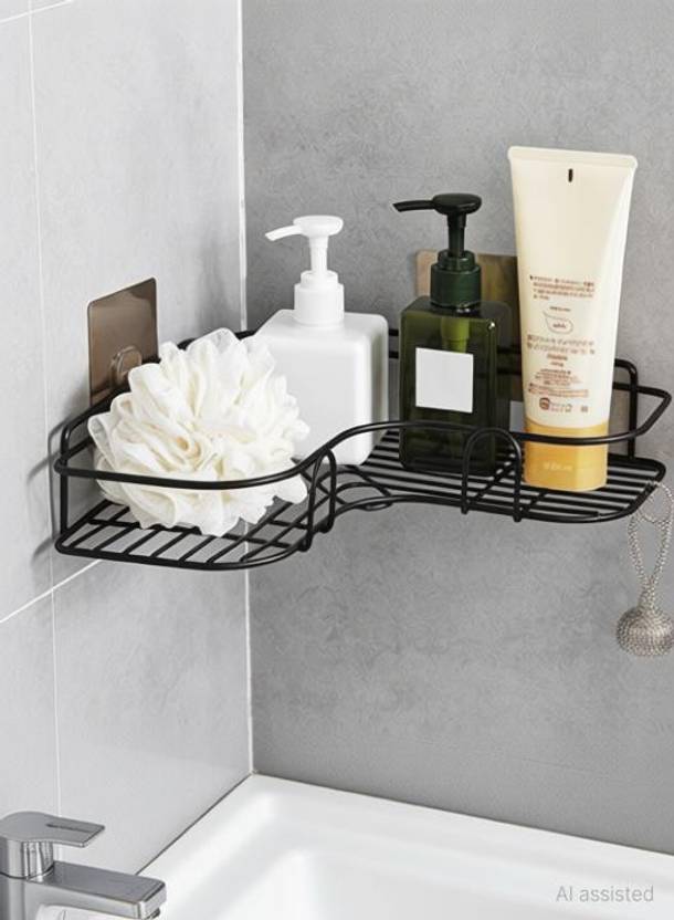 Bliss Kitchen Stainless Steel Soap Dish Sponge Holder Self Adhesive Wall Mounted