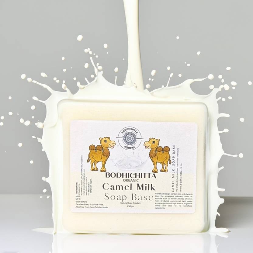Bodhichitta Paraben, Sulphate Free Camel Milk Soap Base Melt & Pour 100% Pure & Natural 250g